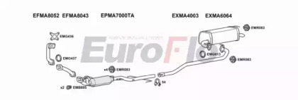 Система выпуска ОГ EuroFlo MA620D 1008